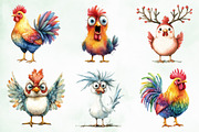 Whimsical Funny & Quirky Chicken PNG, an Illustration by Creative Art (Thumbnail 3 of 12)