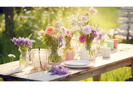 wooden fresh bright table rustic ai, a Nature Photo by pikepicture
