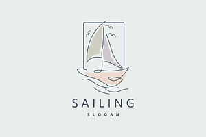 Sailboat Logo, Design Ship Fishing, a Branding & Logo Template by Maylianaw28