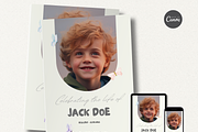 Child Funeral Program Set I Canva, an Invitation Template by The Social Stuff (Thumbnail 2 of 11)