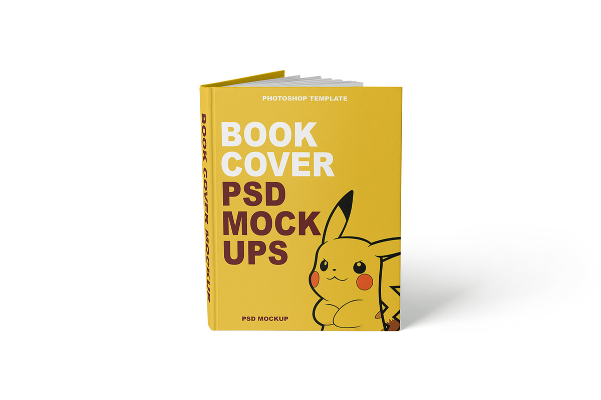 Book Cover Mockup, a Books & Magazine Mockup by mockupbuys (Photo 7 of 7)
