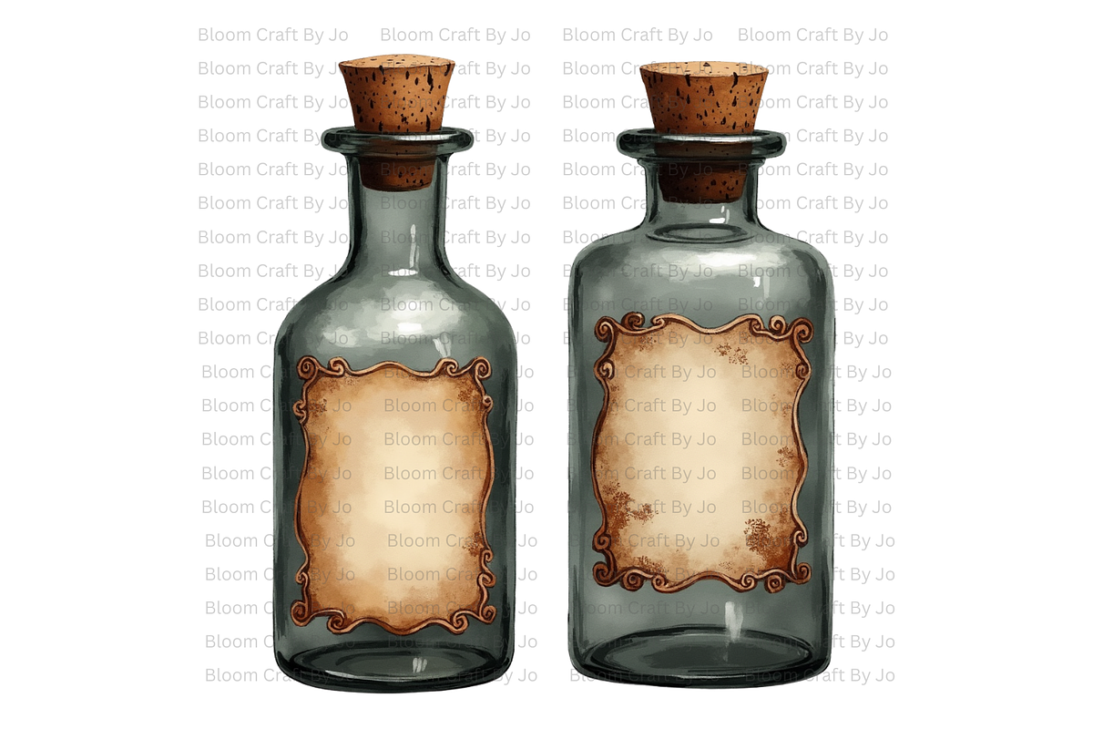 Apothecary Jars, a Decorative Illustration by Bloom Craft Creations (Photo 5 of 12)