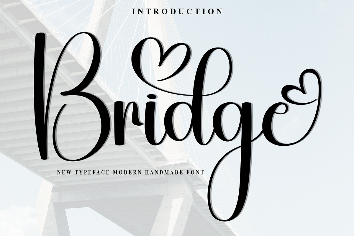 Bridge, a Handwritten Font by InermediaSTUDIO (Photo 1 of 8)