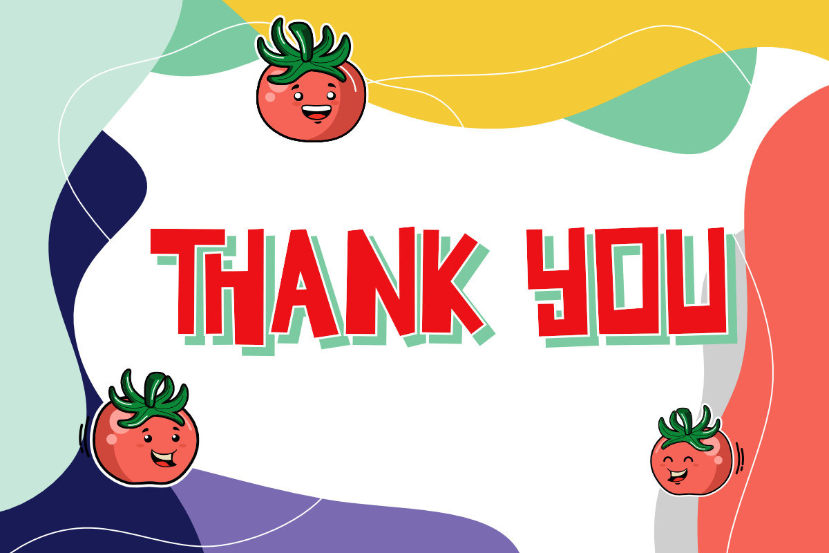 Tomatoes Playfull Typeface preview 7