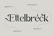 Kibright, a Serif Font by Rishsketch (Thumbnail 4 of 13)