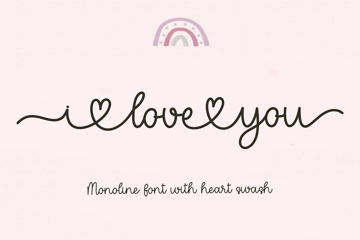 I Love You, a Handwritten Font by FreshTypeINK (Photo 1 of 5)