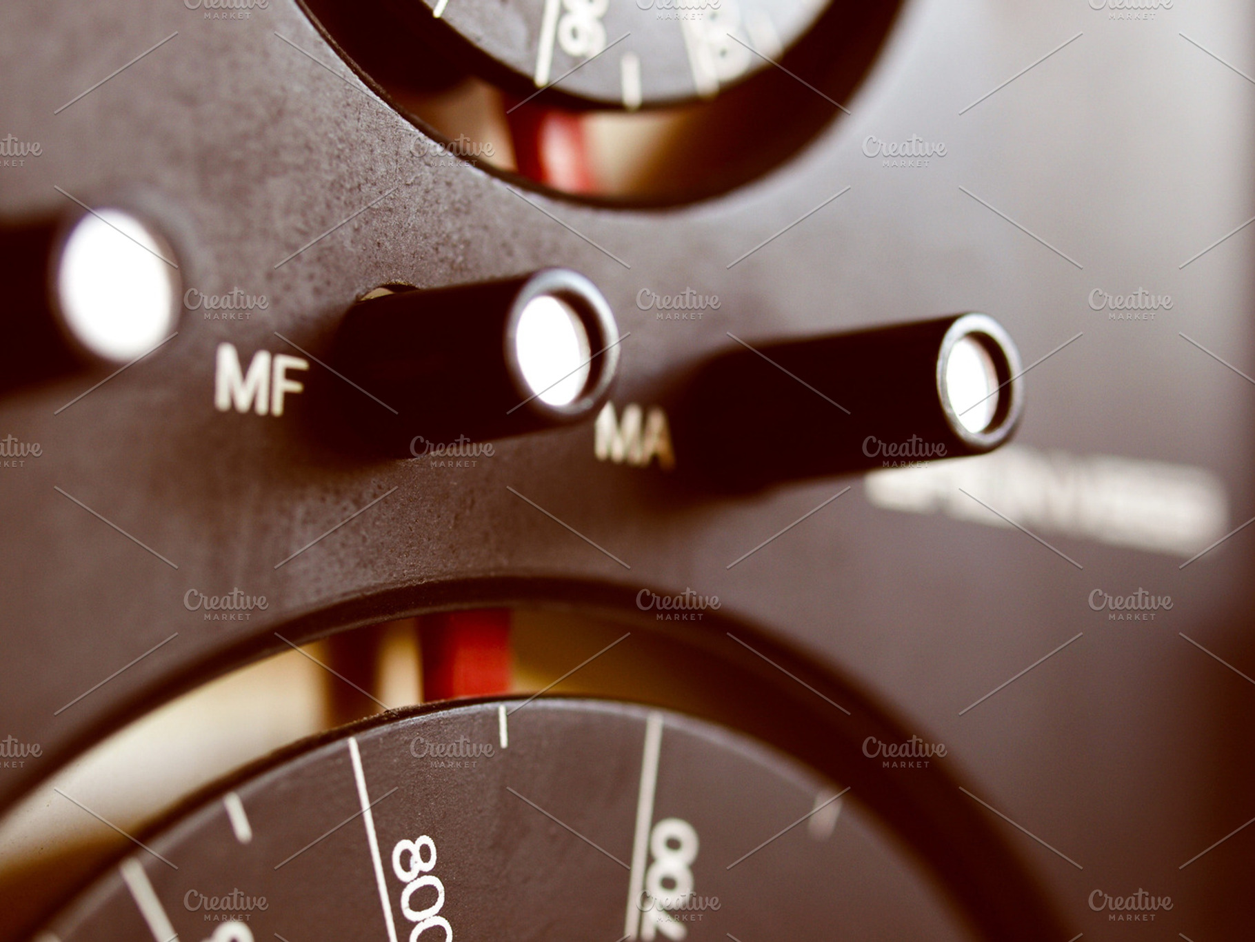 Vintage radio stock photo containing vintage and retro