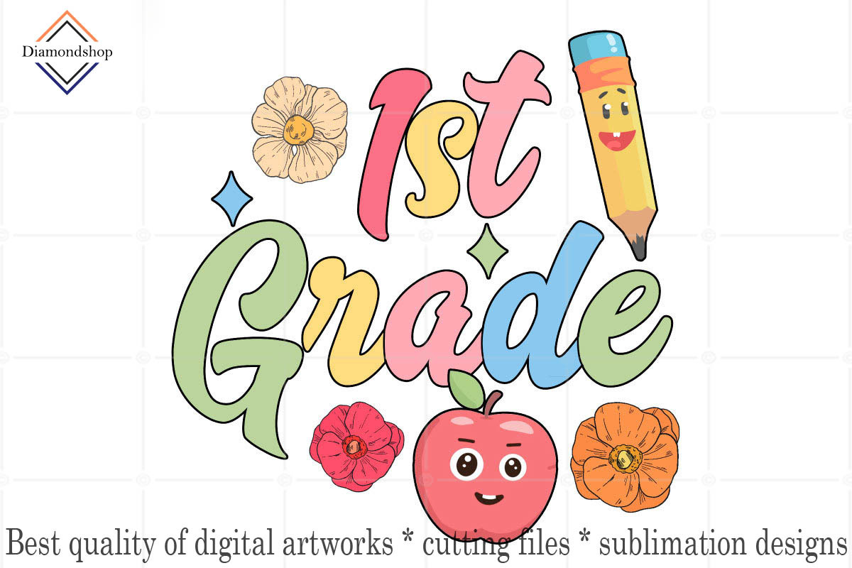 Back To School Sublimation Bundle, an Education Illustration by DiamondShop (Photo 4 of 11)