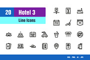 Hotel Icons #3, an Outline Icon by Sooodesign (Thumbnail 1 of 2)