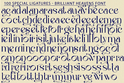 Brilliant Heavens Font, a Serif Font by 177Studio (Thumbnail 7 of 9)