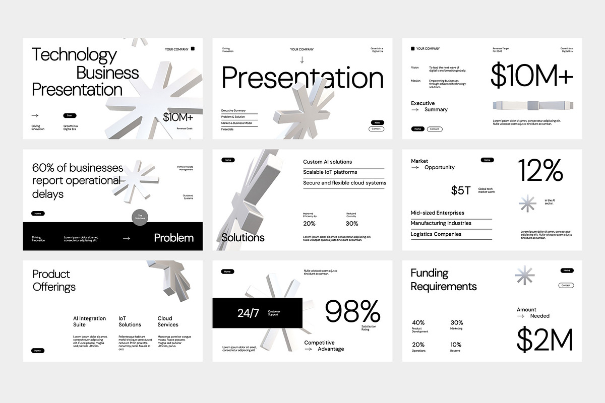 Trideeo - Technology Powerpoint preview 4