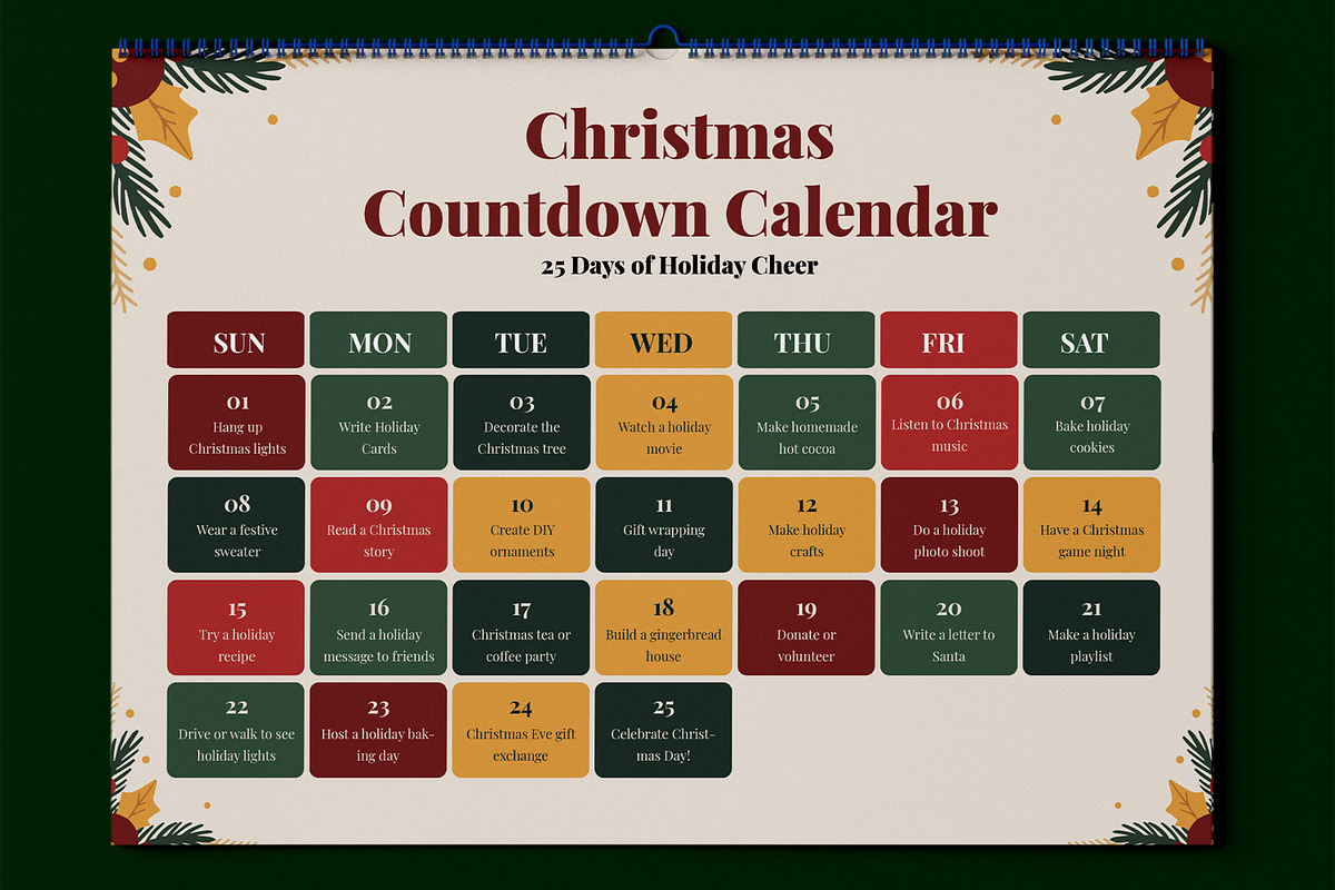 Merry Moments Countdown, a Stationery Template by MightyDesign (Photo 2 of 5)