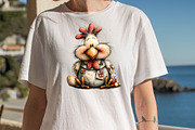 Whimsical Easter Chicken Clipart Bun, an Illustration by SVGArt (Thumbnail 7 of 7)