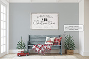 Christmas Entryway., a Product Mockup by MyHomeMockups (Thumbnail 8 of 9)