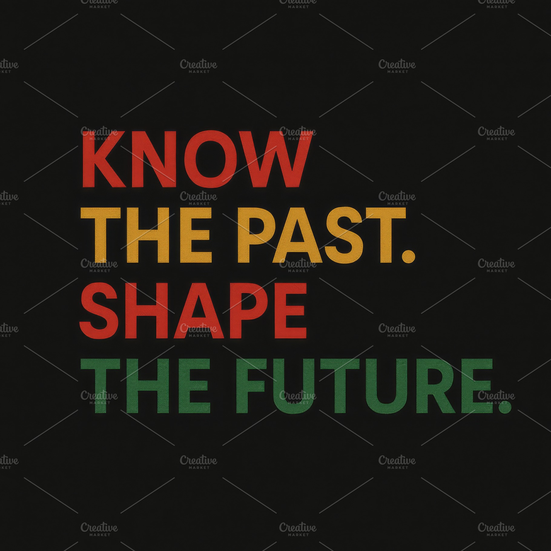 Black history month message in bold, a Photo by Dvoevnore photos