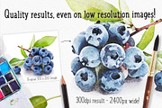 Watercolor Photo Effect - Salted preview 6