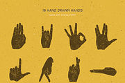 16 Hands Gestures, an Object Graphic by Vintage Voyage Supply (Thumbnail 3 of 3)