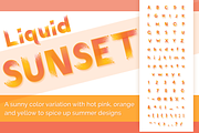 Liquid Color Font Trio, a Font by 9 Lives Illustration (Thumbnail 4 of 6)