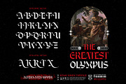 Kensy Zorem Typeface, a Blackletter Font by alit design (Thumbnail 13 of 20)