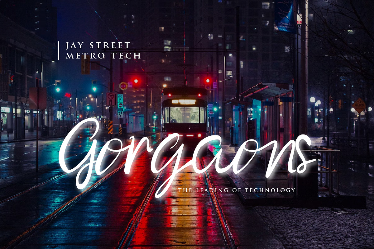 Destruction - Modern Script fonts, a Script Font by Nahar_std (Photo 2 of 8)