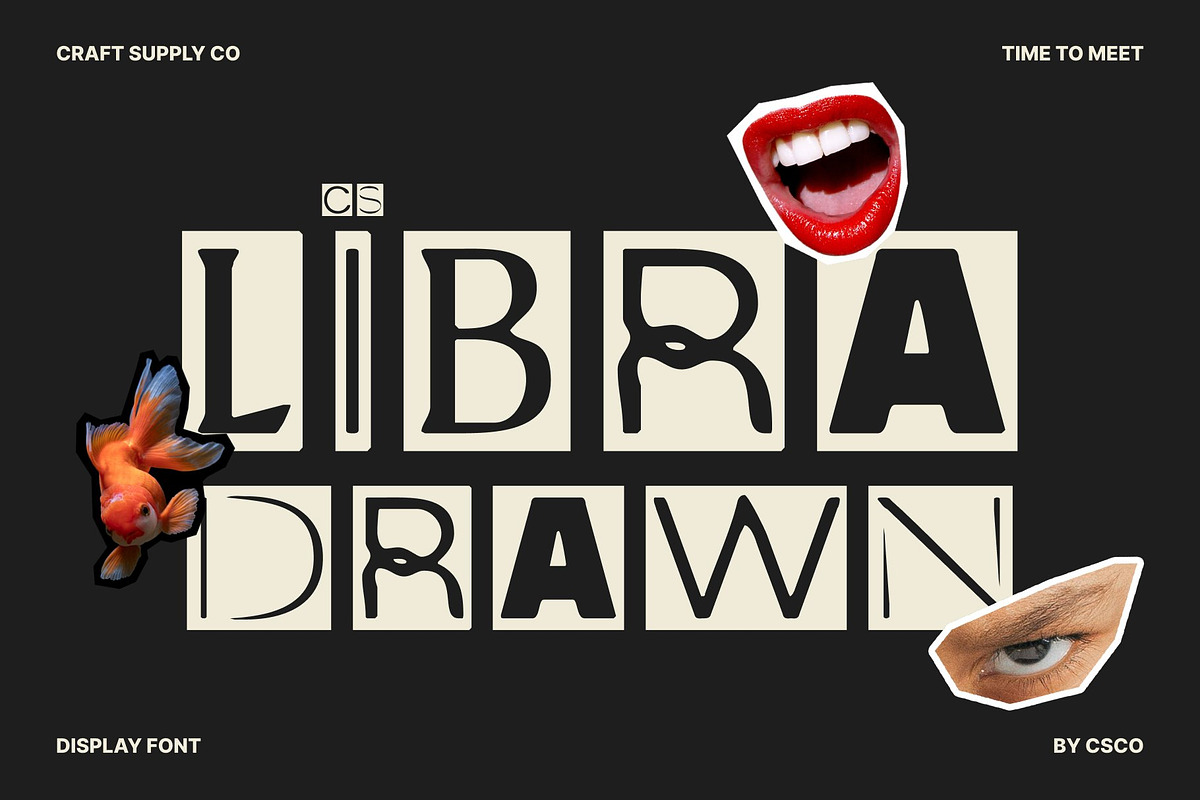 CS Libra Drawn, a Sans Serif Font by Craft Supply Co. (Photo 1 of 8)