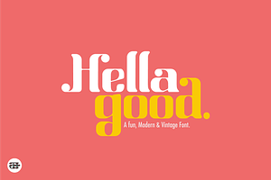 Hella Good Type Display Font