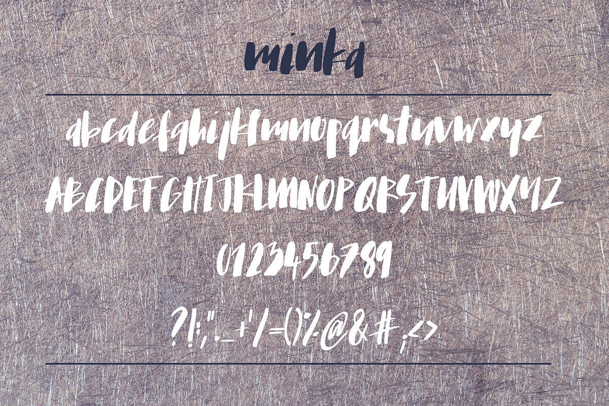 Minka Font preview 8