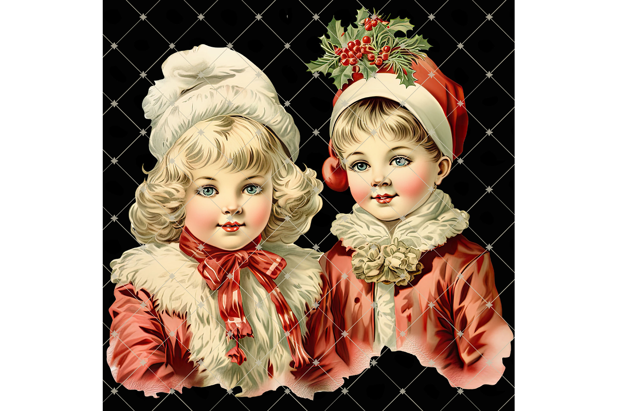 Christmas Kids Clipart PNG, a Seasonal Illustration by Memories By Lea (Photo 6 of 8)