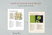 Canva Recipe Book Template, a Marketing Template by Rose & Co. (Thumbnail 8 of 8)