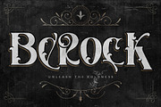 Berock, a Blackletter Font by Letterara (Thumbnail 1 of 15)