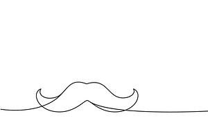 Mustache, Moustache One Line