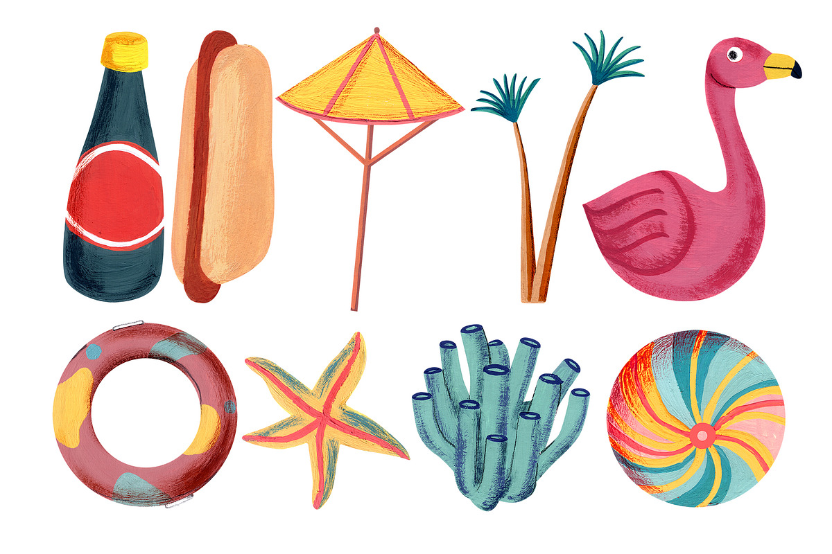 Vacation Gouache/Acrylic Set, an Illustration by Anny (Photo 2 of 6)