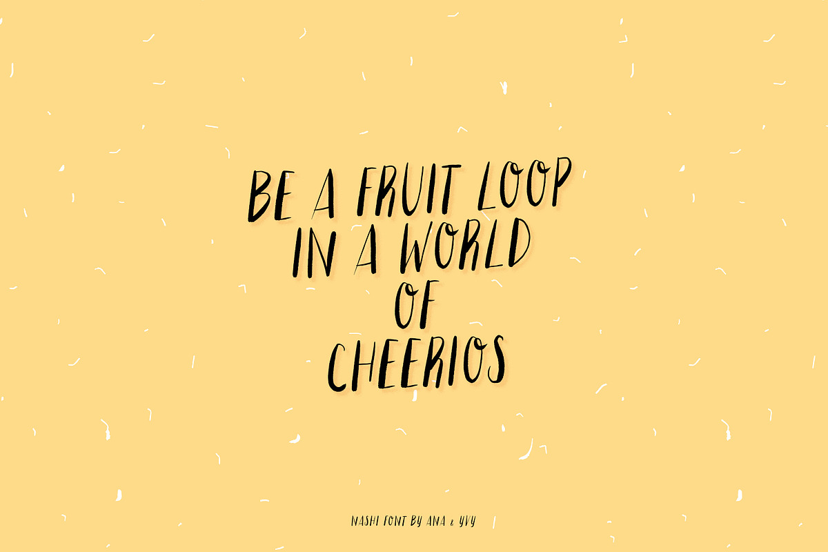 Nashi - Handwritten Quote Font, a Font by ana & yvy (Photo 2 of 7)