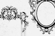 Gothic Frame & Ornament Set, a Seasonal Illustration by Invisual Studio (Thumbnail 3 of 7)
