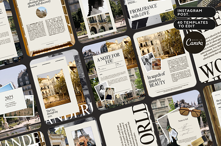 PARIS / Instagram Post Templates