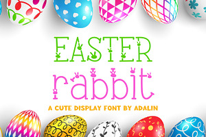 Easter Rabbit - Display Font