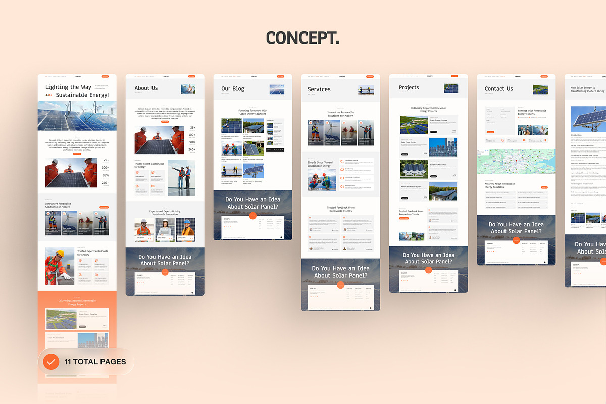 Solar & Renewable Energy Elementor, a WordPress Template by SLAB! Design (Photo 4 of 5)