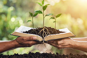The book that grows knowledge and life, a School & Education Photo by DanFLCreativo