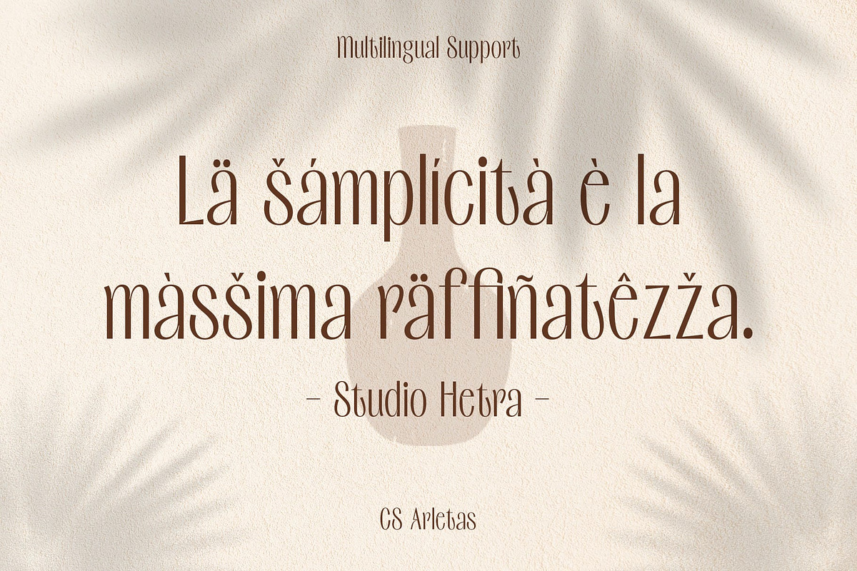 CS Arletas – Condensed Font, a Sans Serif Font by Craft Supply Co. (Photo 7 of 8)