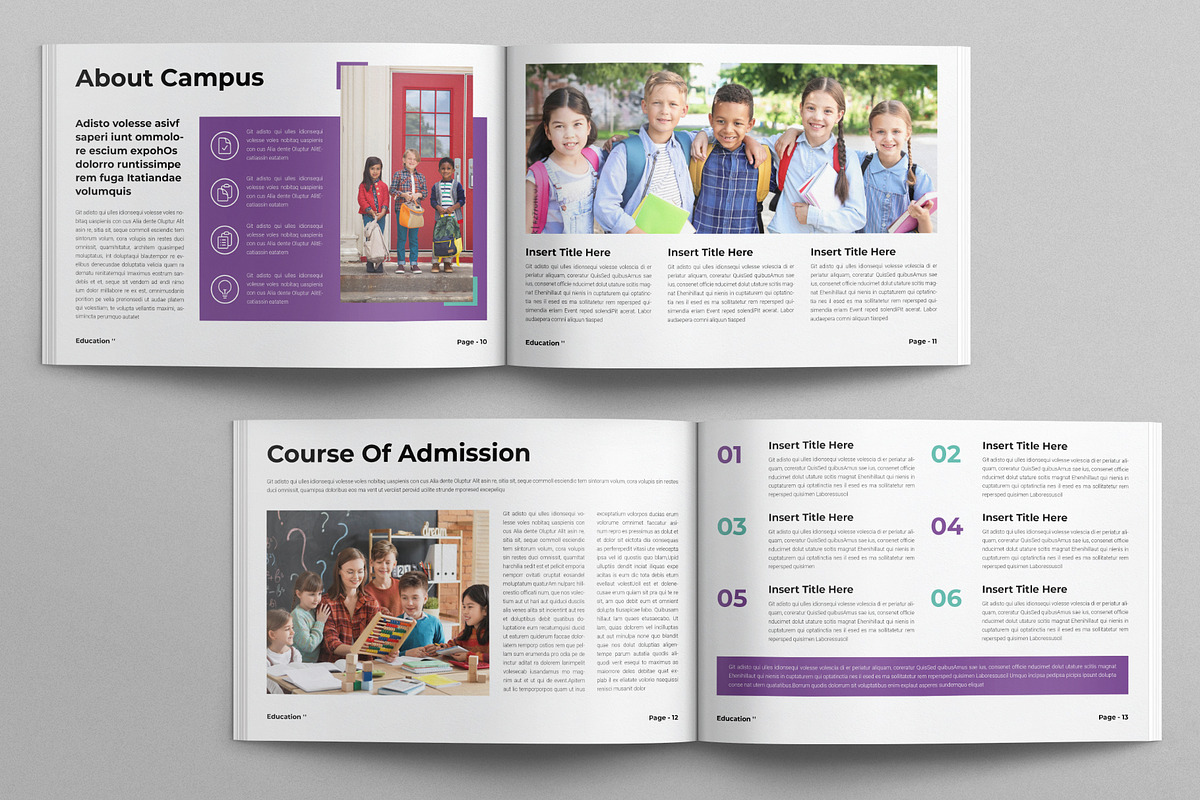 Education Brochure Landscape, a Brochure Template by E-Type (Photo 5 of 7)