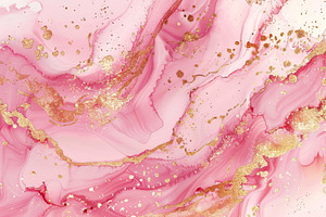 Pink and luxury shiny rose gold glit, an Abstract Photo by Pixeness Studio