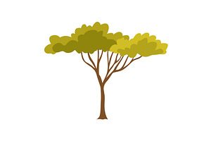 Tree. Eco concept of nature plant, an Object Illustration by the8monkey