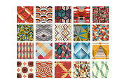 20 Geometric Retro Patterns, a Pattern Graphic by BlackBird Foundry (Thumbnail 5 of 5)