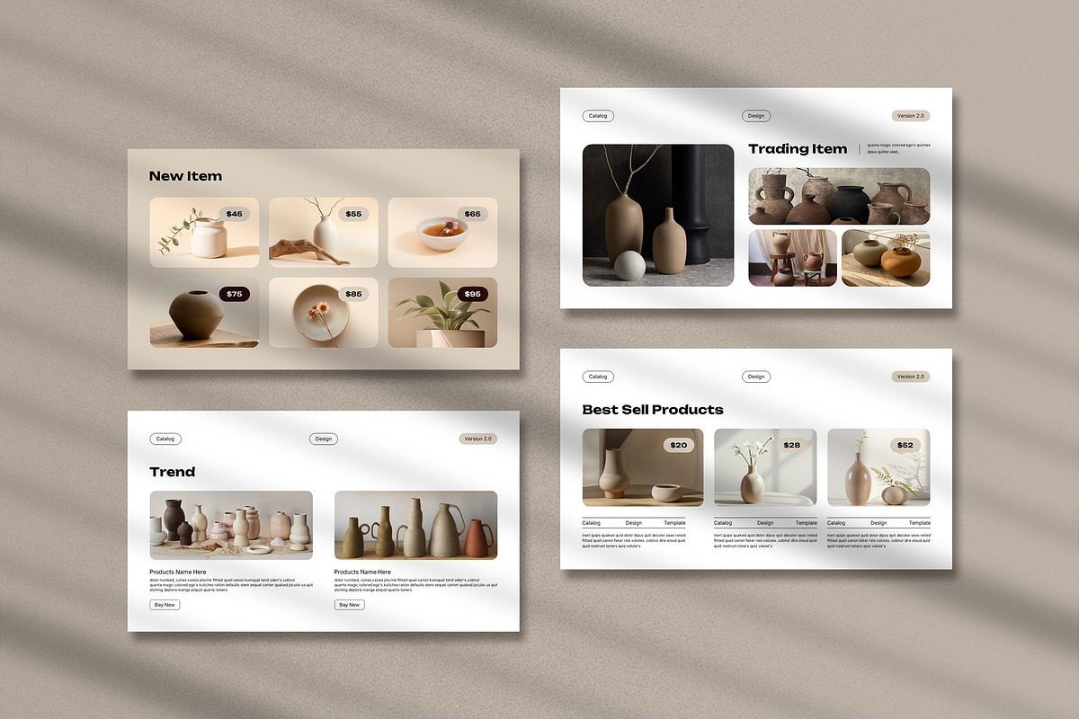Ceramic Catalog Product Template, a Presentation Template by Pradaxa (Photo 4 of 5)