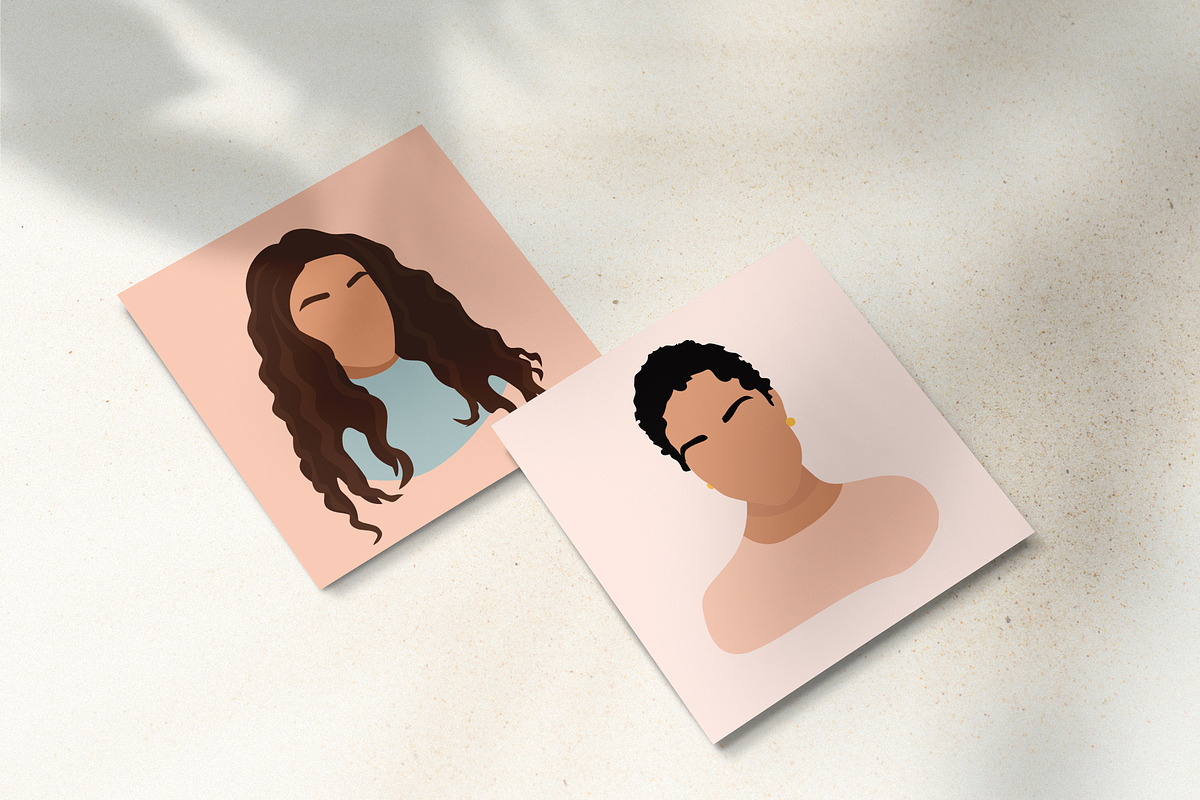 Abstract Women Portraits, an Illustration by Katerine Kolak (Photo 7 of 8)