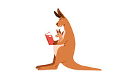 Cute happy kangaroo animals set, an Animal Illustration by Good Studio (Thumbnail 12 of 15)