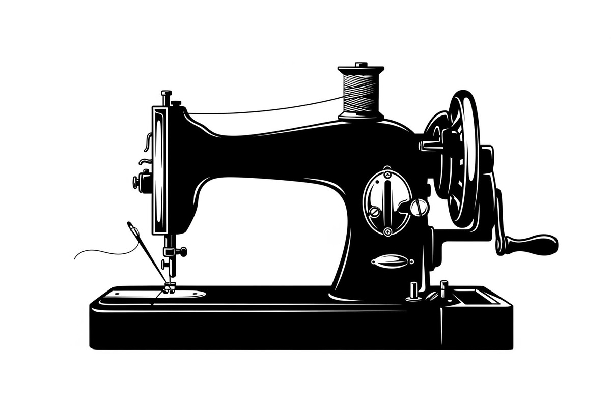 Vintage Sewing Machine Bundle, an Illustration by yasushie (Photo 10 of 31)
