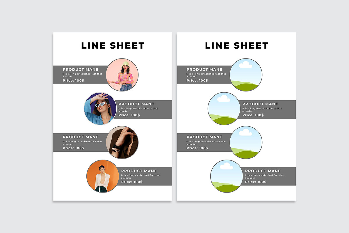 Wholesale Catalog/Line Sheet Canva, a Stationery Template by Graphic Fabrica (Photo 4 of 9)