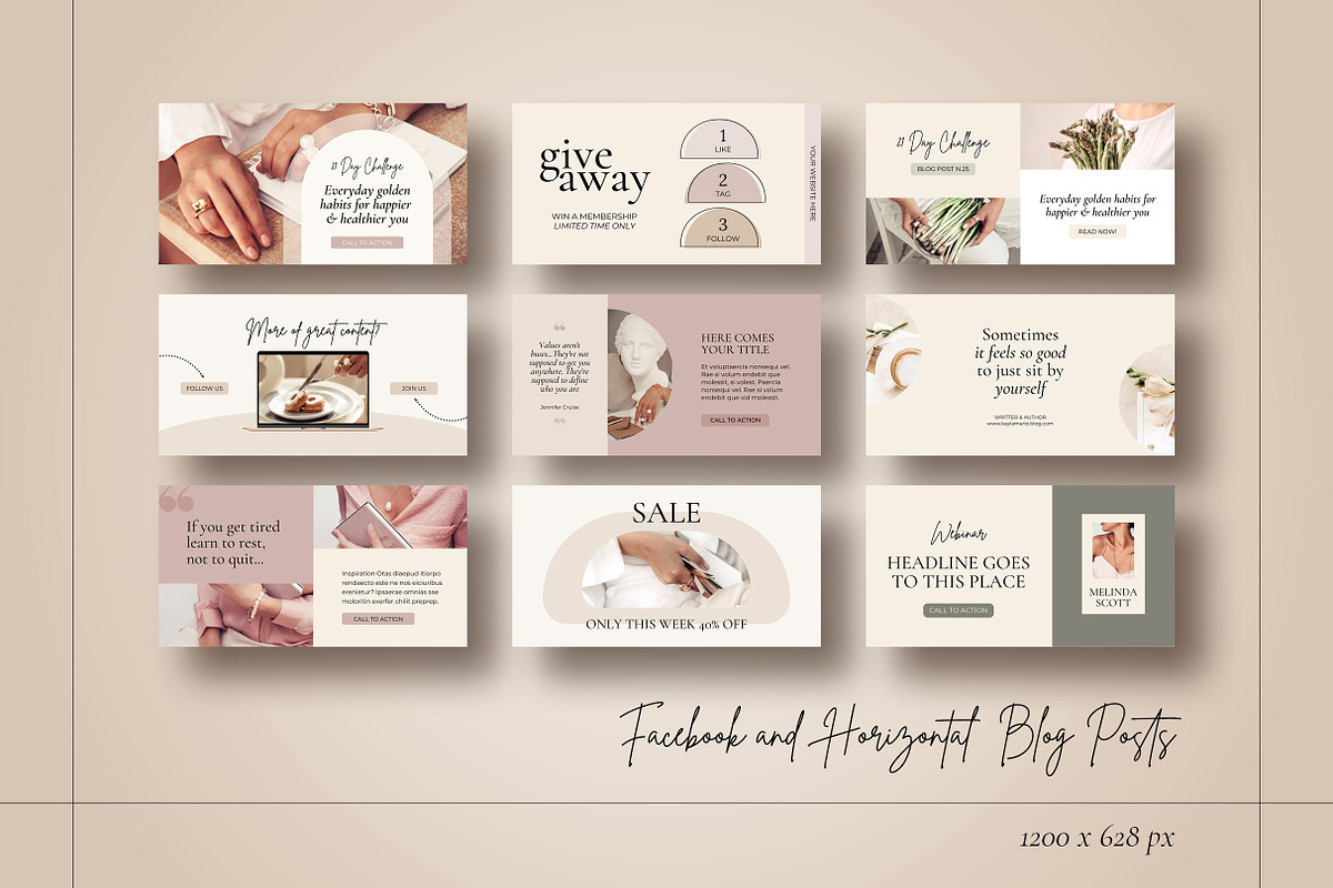 4 in 1 Course Creator Bundle CANVA, a Magazine Template by Mirazz (Photo 43 of 50)