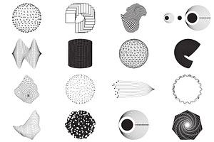 80 Vector Abstract Shapes Vol.1